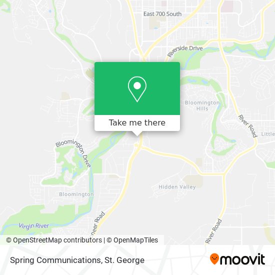 Spring Communications map