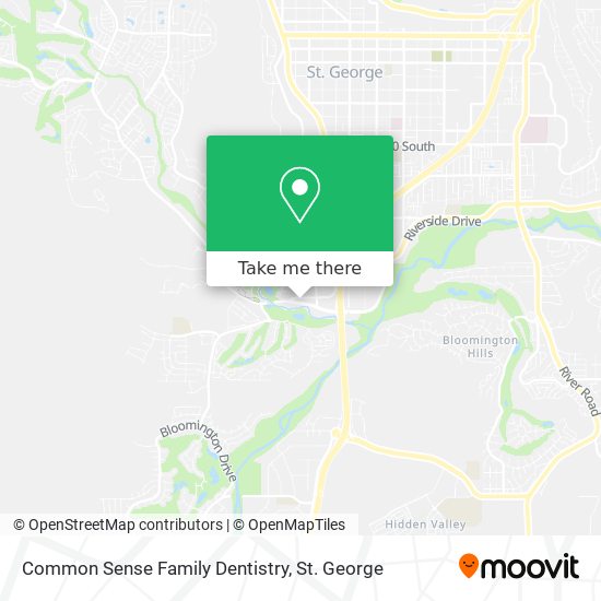 Mapa de Common Sense Family Dentistry