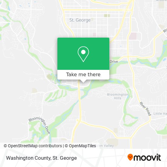 Washington County map