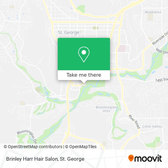 Mapa de Brinley Harr Hair Salon
