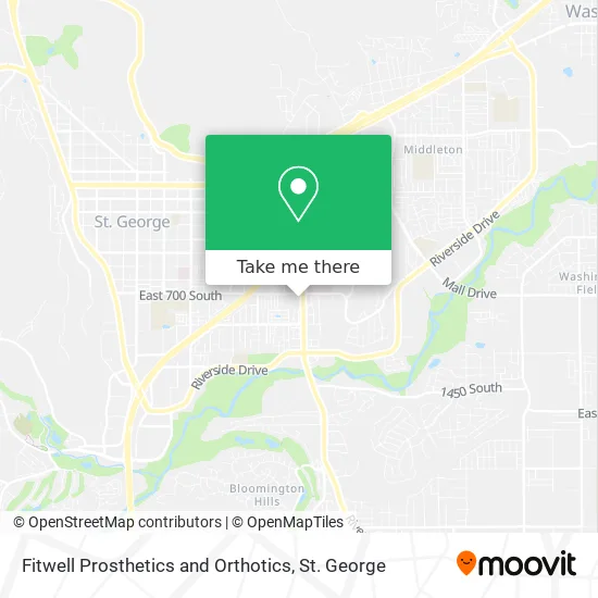 Mapa de Fitwell Prosthetics and Orthotics