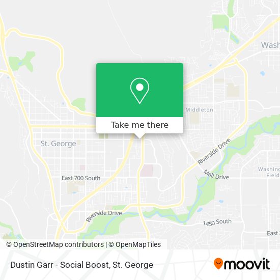 Mapa de Dustin Garr - Social Boost