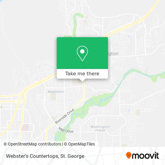 Webster's Countertops map