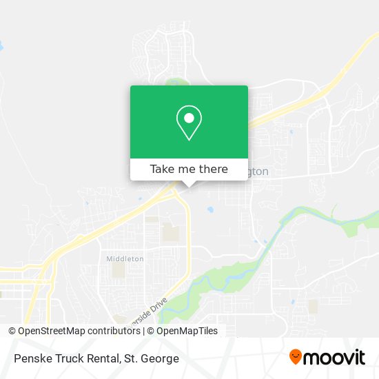 Mapa de Penske Truck Rental