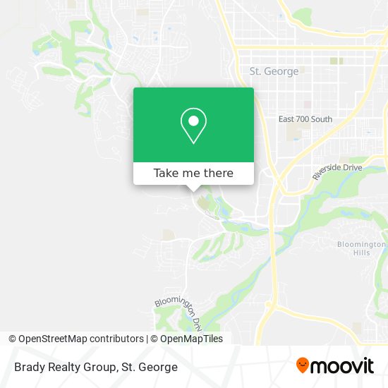 Mapa de Brady Realty Group