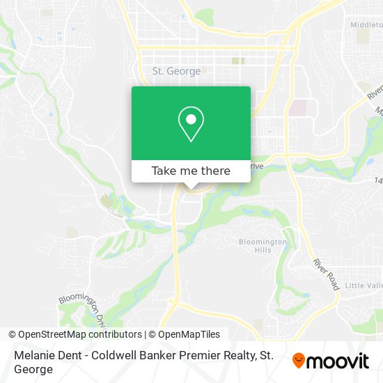 Melanie Dent - Coldwell Banker Premier Realty map