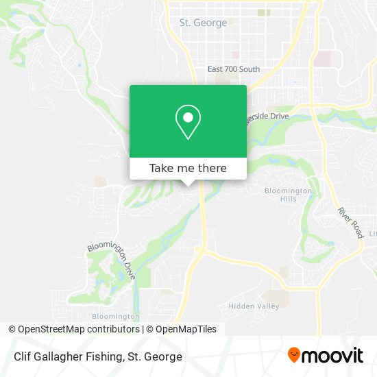 Clif Gallagher Fishing map