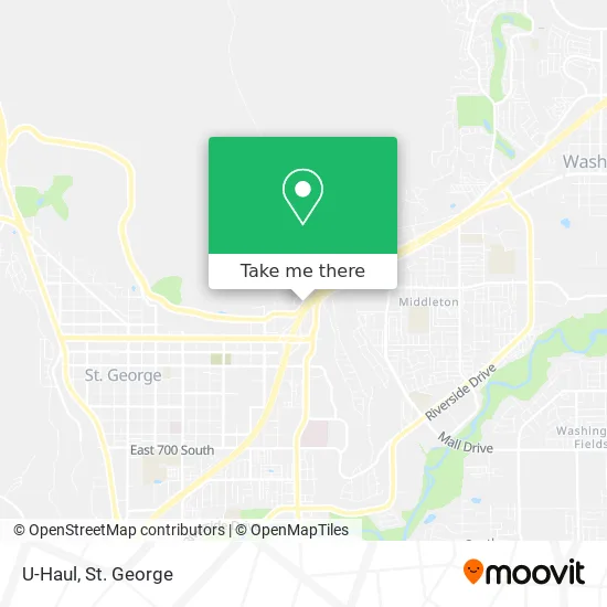U-Haul map
