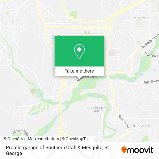 Mapa de Premiergarage of Southern Utah & Mesquite