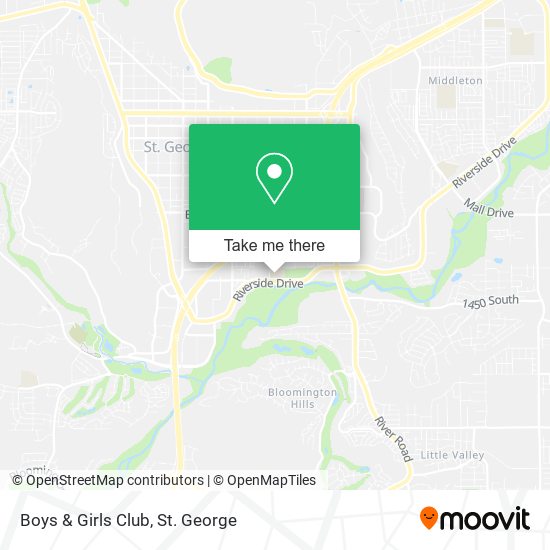 Boys & Girls Club map