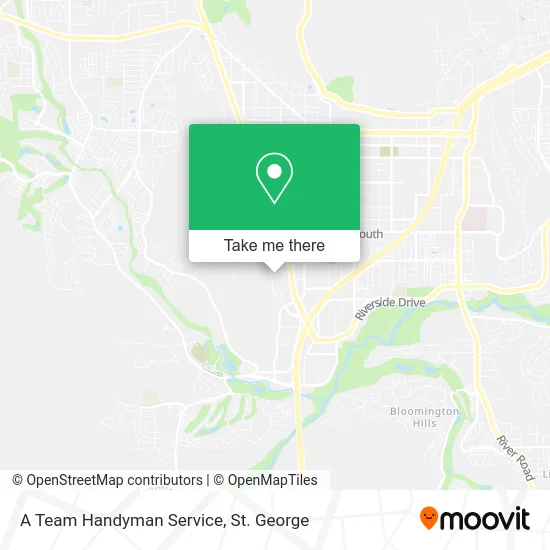 A Team Handyman Service map