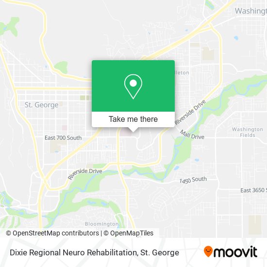 Dixie Regional Neuro Rehabilitation map