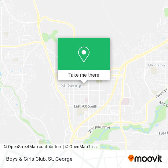 Boys & Girls Club map