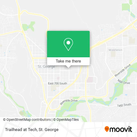Mapa de Trailhead at Tech