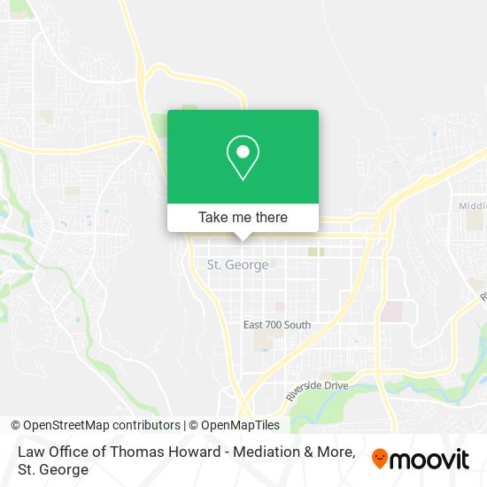 Mapa de Law Office of Thomas Howard - Mediation & More