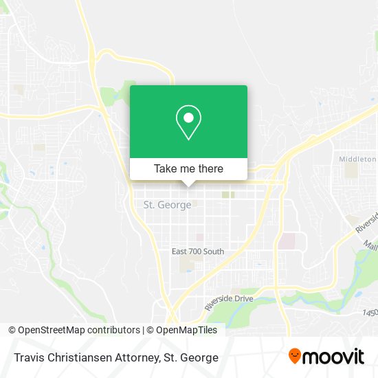Travis Christiansen Attorney map
