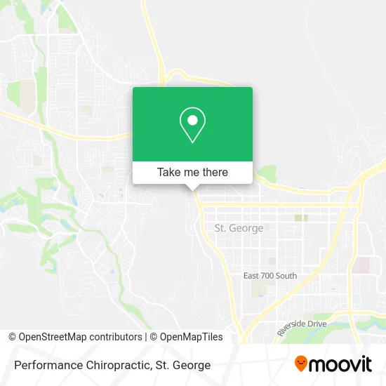 Performance Chiropractic map
