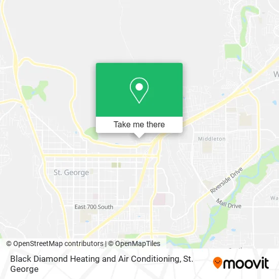 Mapa de Black Diamond Heating and Air Conditioning
