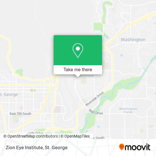 Zion Eye Institute map