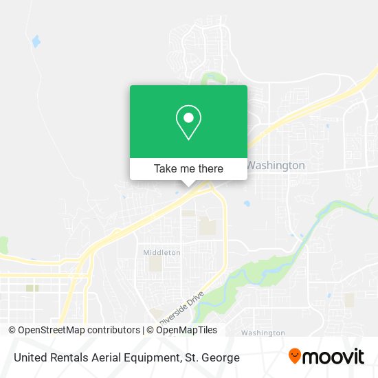 United Rentals Aerial Equipment map