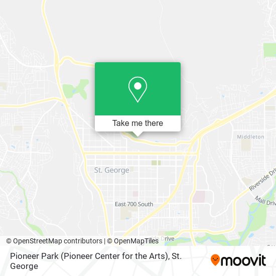 Mapa de Pioneer Park (Pioneer Center for the Arts)