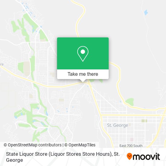 Mapa de State Liquor Store (Liquor Stores Store Hours)