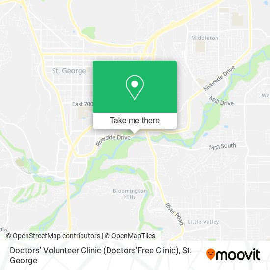 Doctors' Volunteer Clinic (Doctors'Free Clinic) map