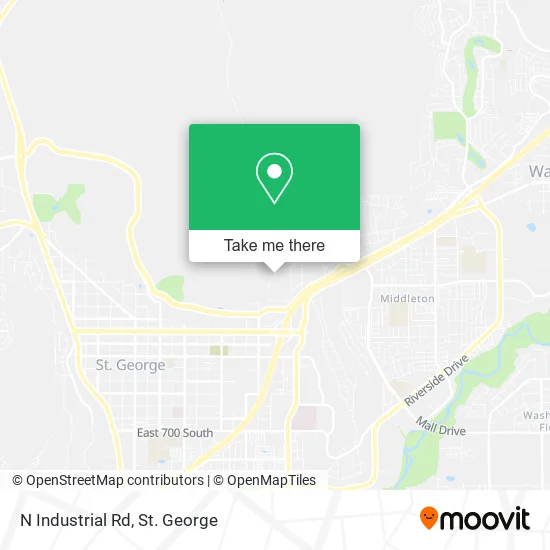 Mapa de N Industrial Rd