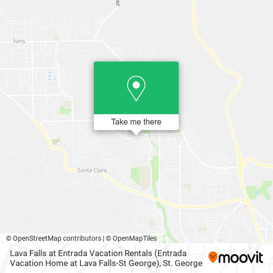 Mapa de Lava Falls at Entrada Vacation Rentals (Entrada Vacation Home at Lava Falls-St George)