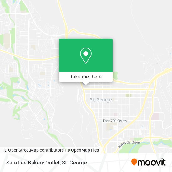 Sara Lee Bakery Outlet map