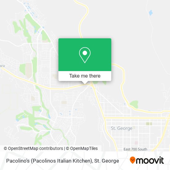 Pacolino's (Pacolinos Italian Kitchen) map