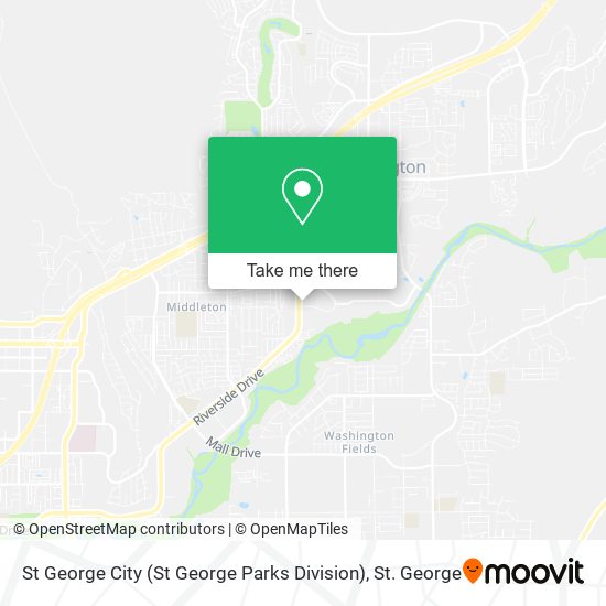 St George City (St George Parks Division) map
