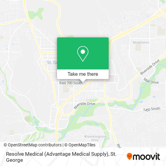 Resolve Medical (Advantage Medical Supply) map