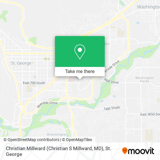 Christian Millward (Christian S Millward, MD) map