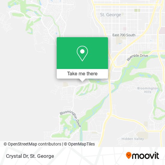 Crystal Dr map