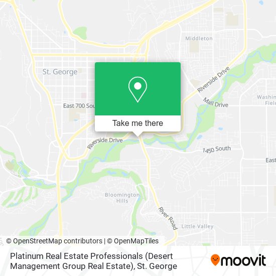 Mapa de Platinum Real Estate Professionals (Desert Management Group Real Estate)