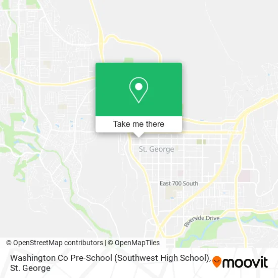 Washington Co Pre-School (Southwest High School) map
