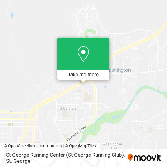St George Running Center map