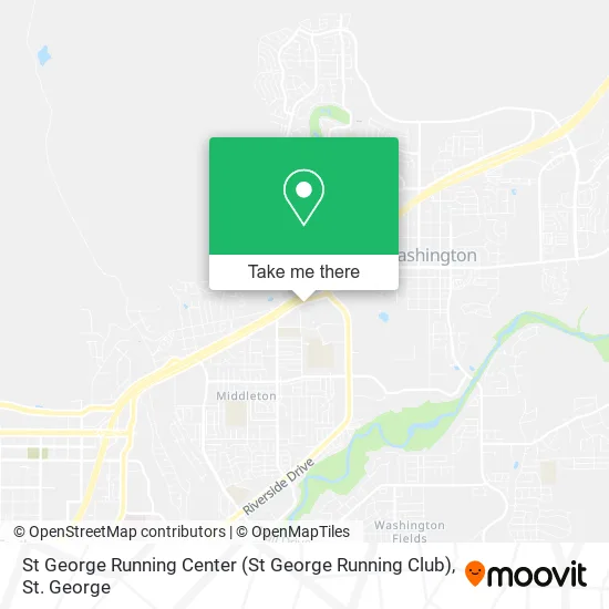 St George Running Center map
