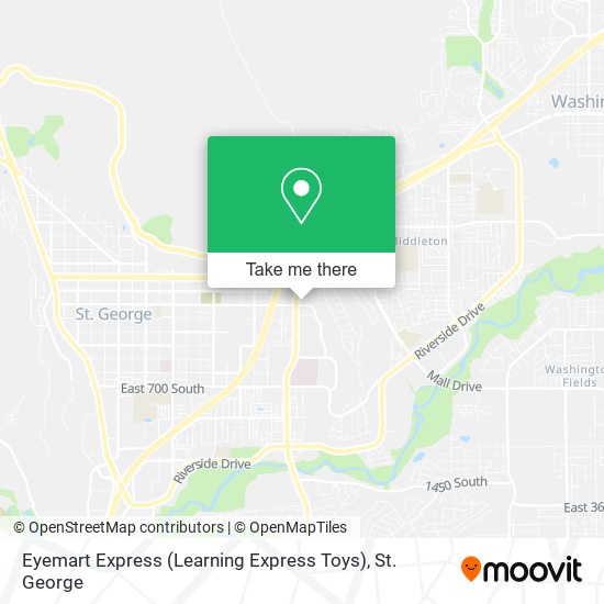 Mapa de Eyemart Express (Learning Express Toys)