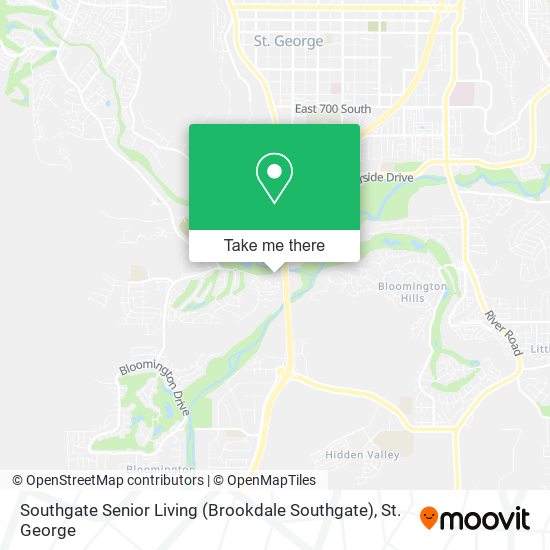 Mapa de Southgate Senior Living (Brookdale Southgate)