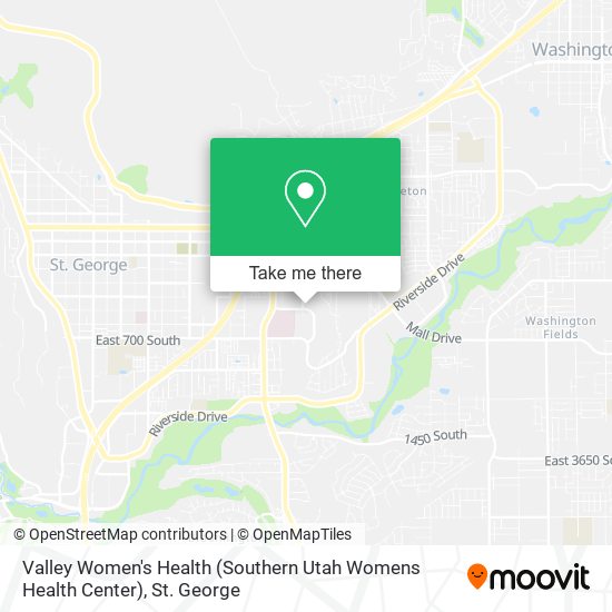 Valley Women's Health (Southern Utah Womens Health Center) map