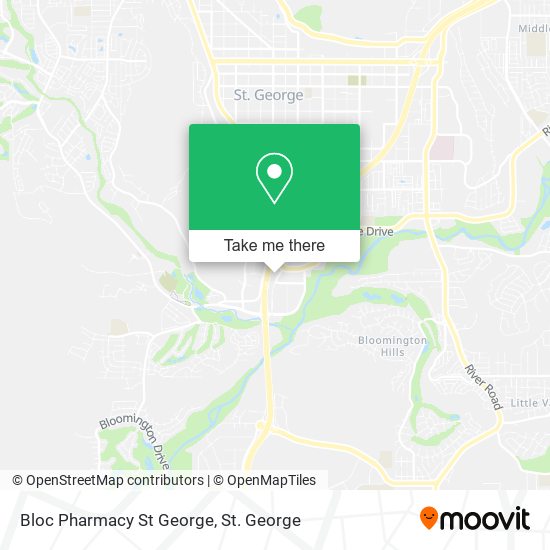 Bloc Pharmacy St George map