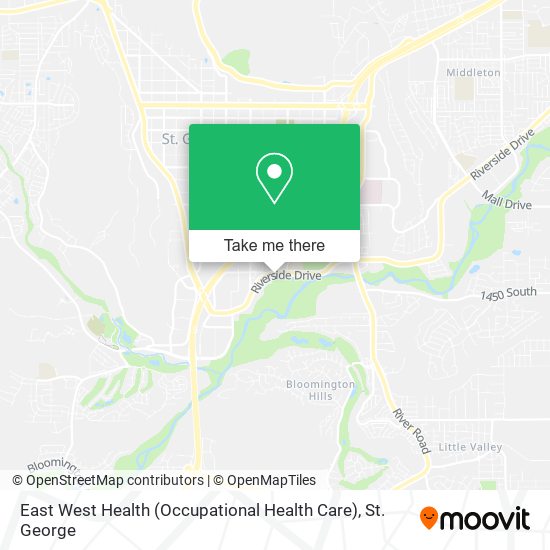 Mapa de East West Health (Occupational Health Care)