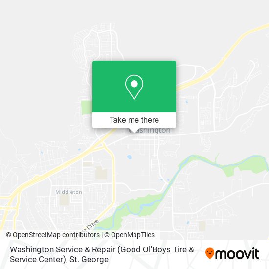 Washington Service & Repair (Good Ol'Boys Tire & Service Center) map