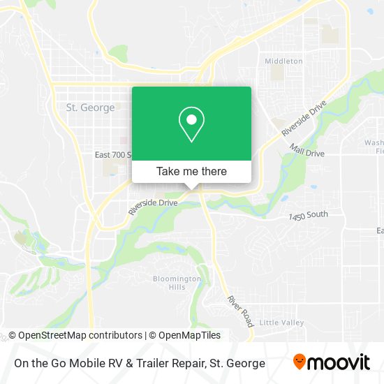 On the Go Mobile RV & Trailer Repair map