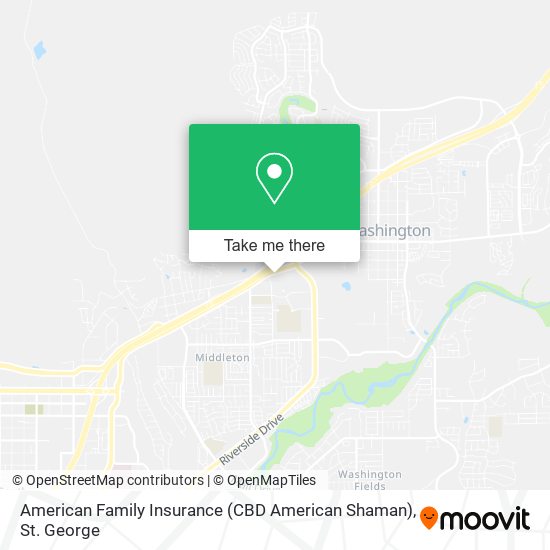 American Family Insurance (CBD American Shaman) map