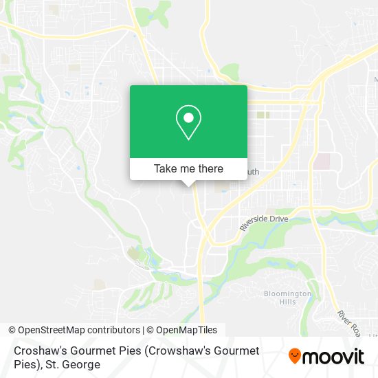 Croshaw's Gourmet Pies map