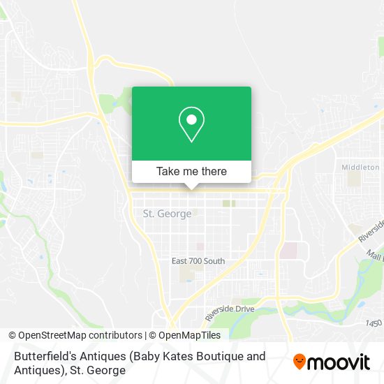 Butterfield's Antiques (Baby Kates Boutique and Antiques) map