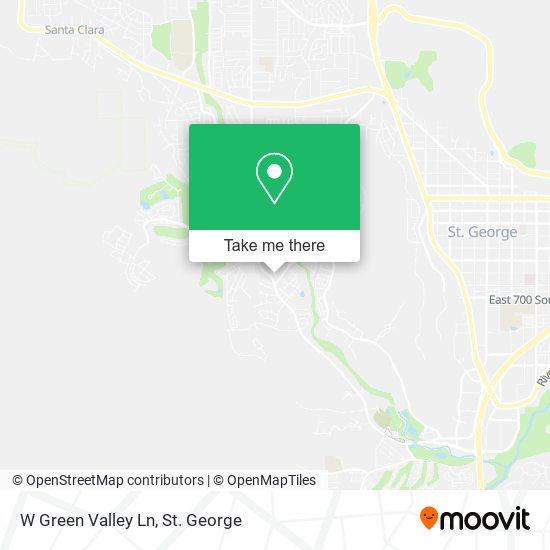 W Green Valley Ln map